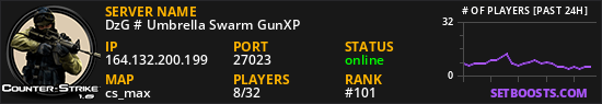 DzG # Umbrella Swarm GunXP