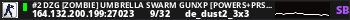 #2 DzG [Zombie] Umbrella Swarm GunXP [POWERS+PRS+LVL]