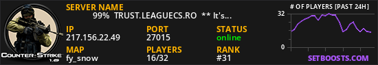 ████   99%  TRUST.LEAGUECS.RO  ** It's AUTUMN TIME! **