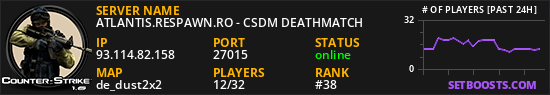 ATLANTIS.RESPAWN.RO - CSDM DEATHMATCH