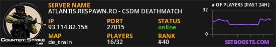 ATLANTIS.RESPAWN.RO - CSDM DEATHMATCH