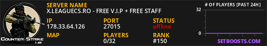 X.LEAGUECS.RO - FREE V.I.P + FREE STAFF