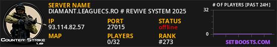 DIAMANT.LEAGUECS.RO # REVIVE SYSTEM 2025