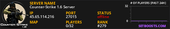 Counter-Strike 1.6 Server