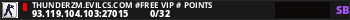 ThunderZm.EVILCS.COM #FREE VIP # POINTS