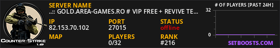 ..:: GOLD.AREA-GAMES.RO # VIP FREE + REVIVE TEAMMATES ::..