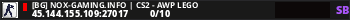 [BG] NOX-Gaming.Info | CS2 - AWP Lego
