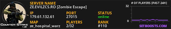 ZE.EVILZCS.RO [Zombie Escape]