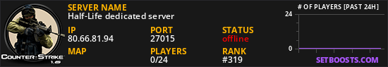 Half-Life dedicated server