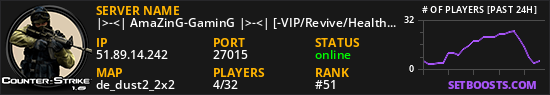 |>-<| AmaZinG-GaminG |>-<| [-VIP/Revive/HealthNade/LvL/RanK-]