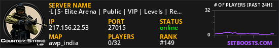 -L|S- Elite Arena | Public | VIP | Levels | Revive