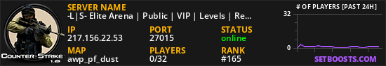 -L|S- Elite Arena | Public | VIP | Levels | Revive