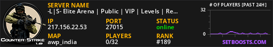 -L|S- Elite Arena | Public | VIP | Levels | Revive