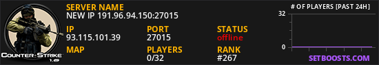 NEW IP 191.96.94.150:27015