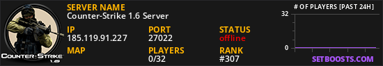 Counter-Strike 1.6 Server