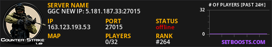 GGC NEW IP: 5.181.187.33:27015