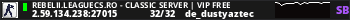 REBELII.LEAGUECS.RO - CLASSIC SERVER | VIP FREE