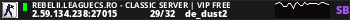 REBELII.LEAGUECS.RO - CLASSIC SERVER | VIP FREE