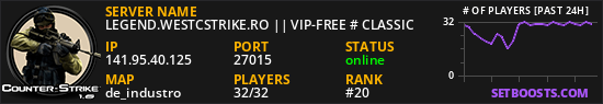 LEGEND.WESTCSTRIKE.RO || VIP-FREE # CLASSIC
