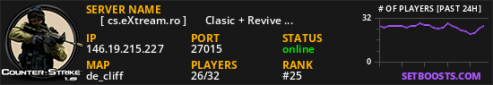 ★   [ cs.eXtream.ro ] ⮞   Clasic + Revive Mode | Free GUN