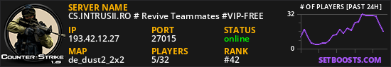 CS.INTRUSII.RO # Revive Teammates #VIP-FREE
