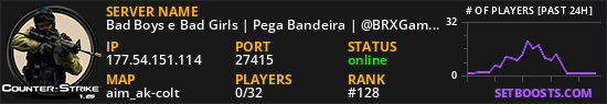 Bad Boys e Bad Girls | Pega Bandeira | @BRXGames