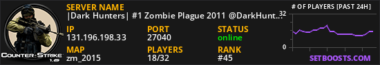 |Dark Hunters| #1 Zombie Plague 2011 @DarkHunterscs.com @BRXGames