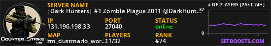 |Dark Hunters| #1 Zombie Plague 2011 @DarkHunterscs.com @BRXGames