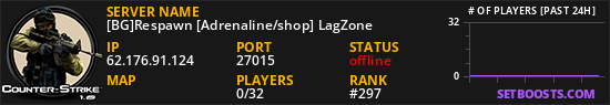 [BG]Respawn [Adrenaline/shop] LagZone