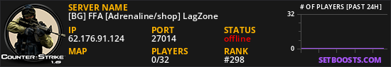 [BG] FFA [Adrenaline/shop] LagZone