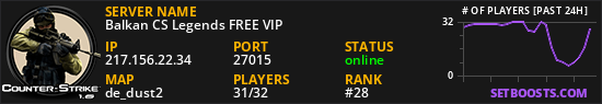 Balkan CS Legends FREE VIP