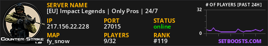 [EU] Impact Legends | Only Pros | 24/7