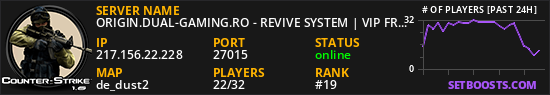 ORIGIN.DUAL-GAMING.RO - REVIVE SYSTEM | VIP FREE