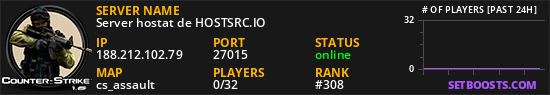 Server hostat de HOSTSRC.IO