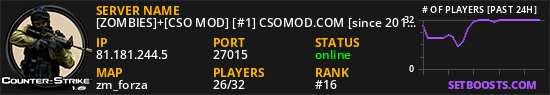 [ZOMBIES]+[CSO MOD] [#1] CSOMOD.COM [since 2012]