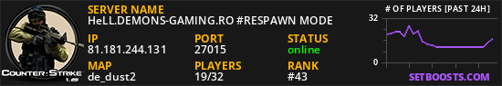HeLL.DEMONS-GAMING.RO #RESPAWN MODE