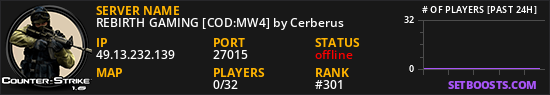 REBIRTH GAMING [COD:MW4] by Cerberus