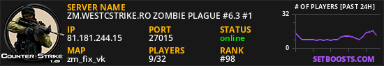 ZM.WESTCSTRIKE.RO ZOMBIE PLAGUE #6.3 #1