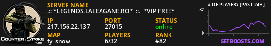 .:: *LEGENDS.LALEAGANE.RO*  ::.  *VIP FREE*