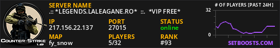 .:: *LEGENDS.LALEAGANE.RO*  ::.  *VIP FREE*