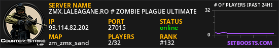 ZMX.LALEAGANE.RO # ZOMBIE PLAGUE ULTIMATE