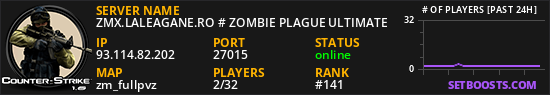 ZMX.LALEAGANE.RO # ZOMBIE PLAGUE ULTIMATE
