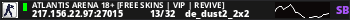 ATLANTIS ARENA 18+ [FREE SKINS | VIP | REVIVE]