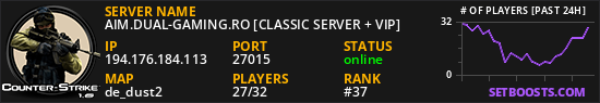 AIM.DUAL-GAMING.RO [CLASSIC SERVER + VIP]