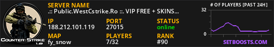 .:: Public.WestCstrike.Ro ::. VIP FREE + SKINS WEAPONS