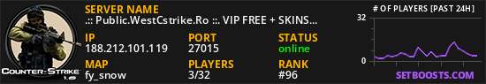 .:: Public.WestCstrike.Ro ::. VIP FREE + SKINS WEAPONS