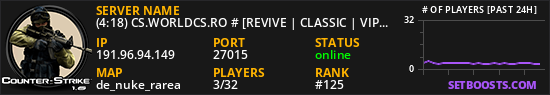 (7:38) CS.WORLDCS.RO # [REVIVE | CLASSIC | VIP FREE 20:23]