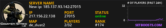 New ip: 185.137.93.142:27015