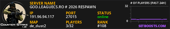 GOD.LEAGUECS.RO # 2026 RESPAWN