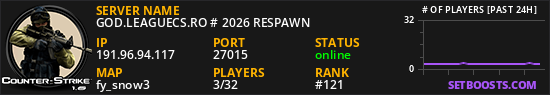 GOD.LEAGUECS.RO # 2026 RESPAWN